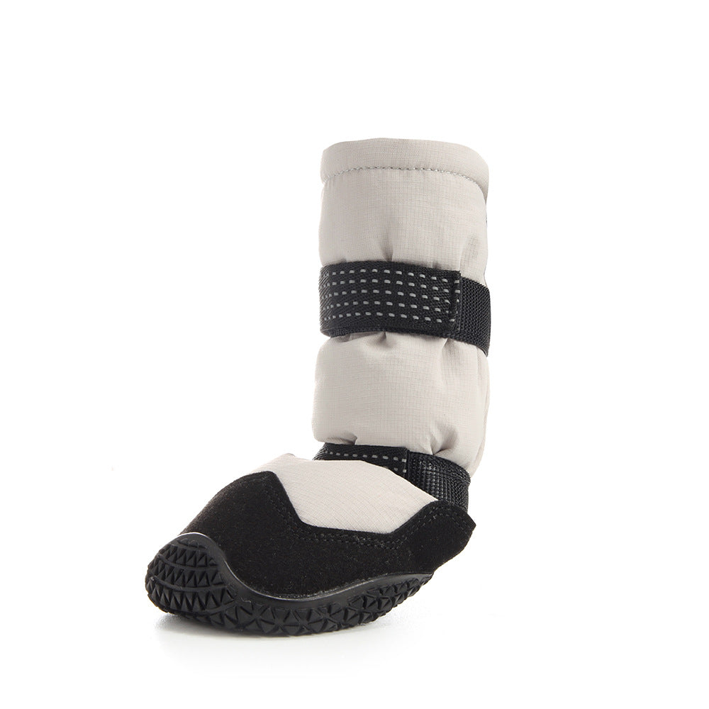 Winter Warm Dog Boots Thickened Long Velvet