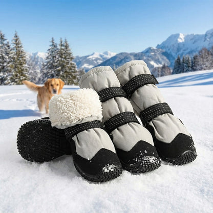 Winter Waterproof Dog Boots