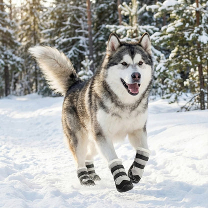 Winter Waterproof Dog Boots